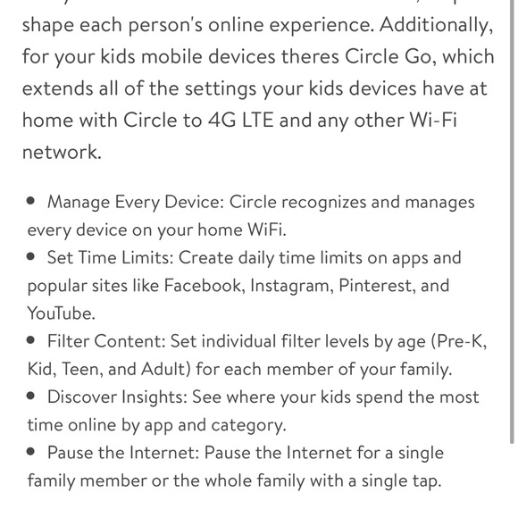 New Circle Home With Disney Parental Control WiFi First Gen Smart Family Device - Picture 12 of 16